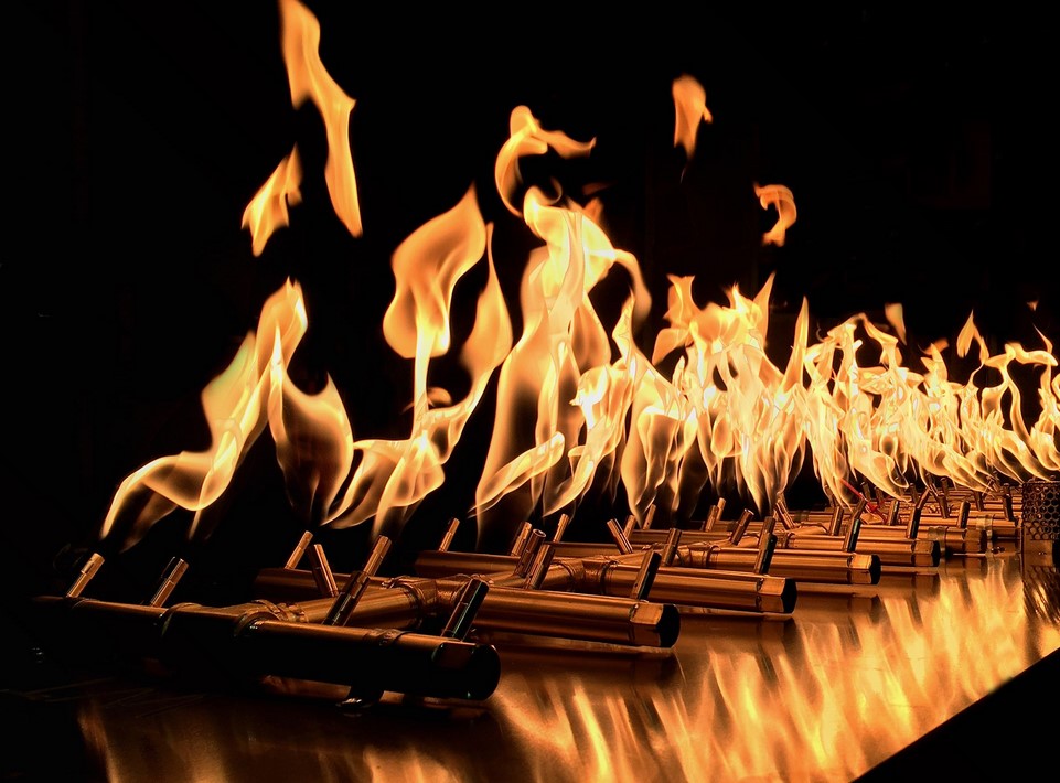 Warming Trends Rectangle Fire Pit / Ready to Finish Kit (Linear Burner)