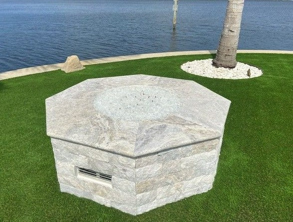 Warming Trends Octagon Fire Pit / Ready to Finish Kit - Free Cover