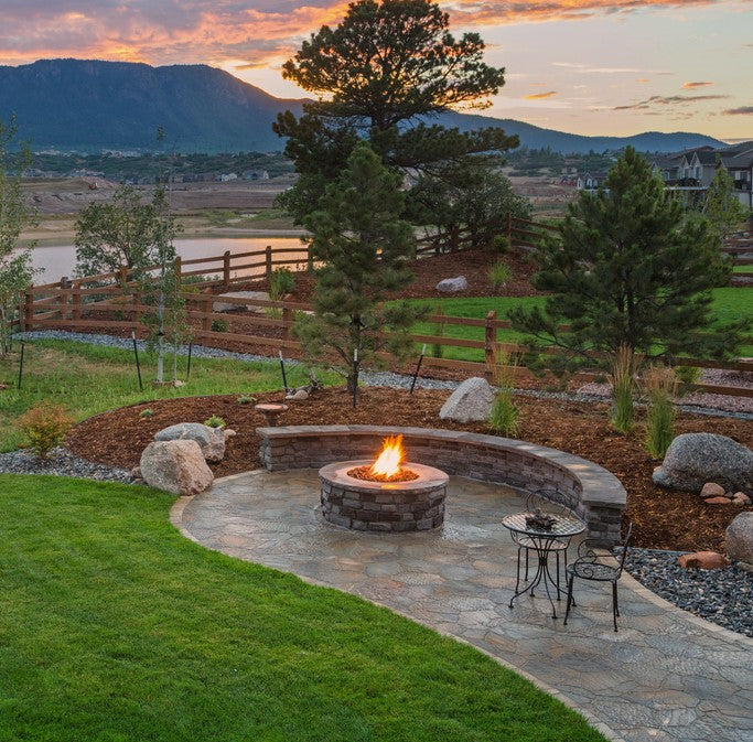 Warming Trends Circular Fire Pit / Ready to Finish Kit Round - Free Cover