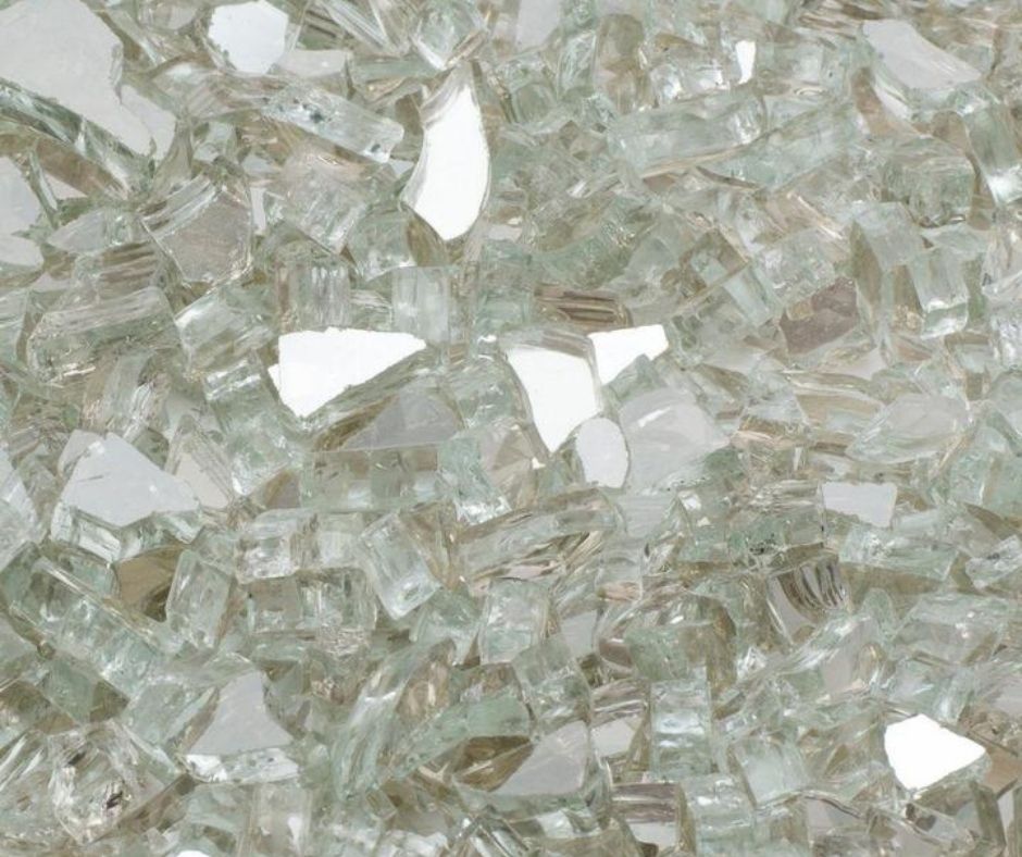 Fire Glass 60LBS. by Slick Rock Concrete