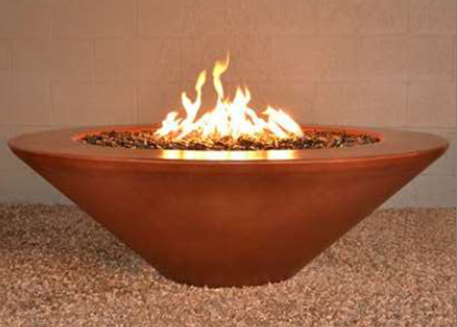Geo Round "Essex" Fire Pit with Electronic Ignition by Fire by Design
