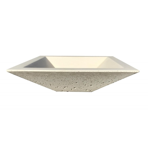 Fire by Design Oblique Square Fire Bowl / Electronic Ignition + Free Cover - The Fire Pit Collection