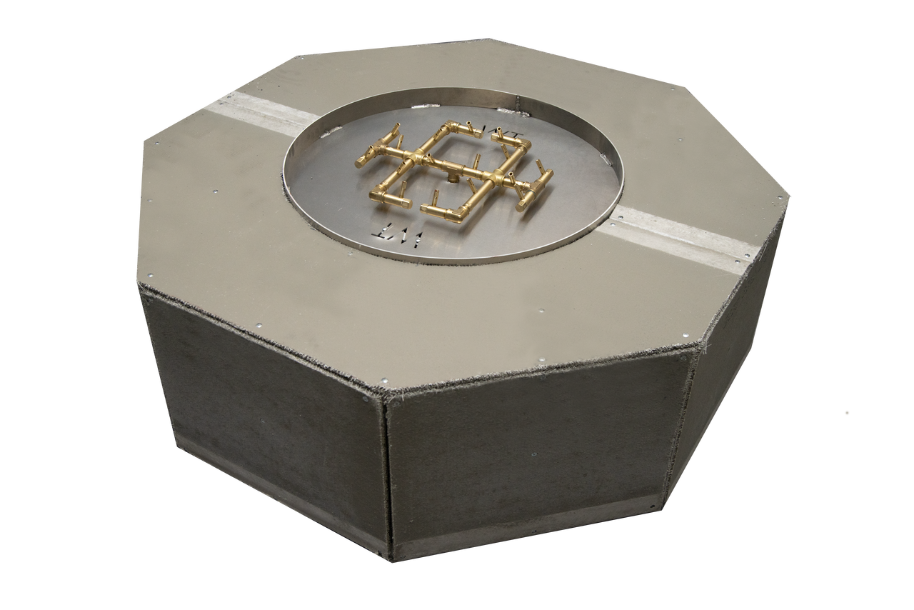 Warming Trends Octagon Fire Pit / Ready to Finish Kit - Free Cover