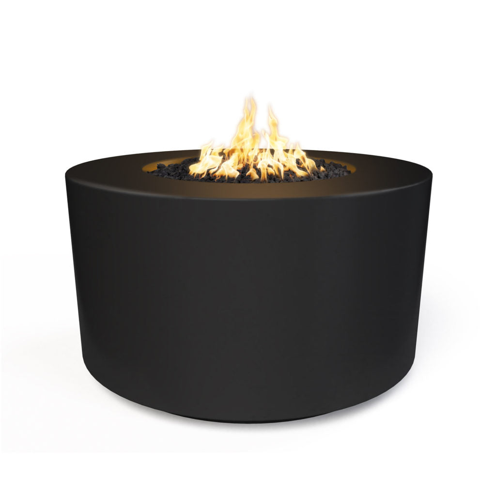 The Outdoor Plus 42" Florence Concrete Fire Pit - 24" Tall + Free Cover