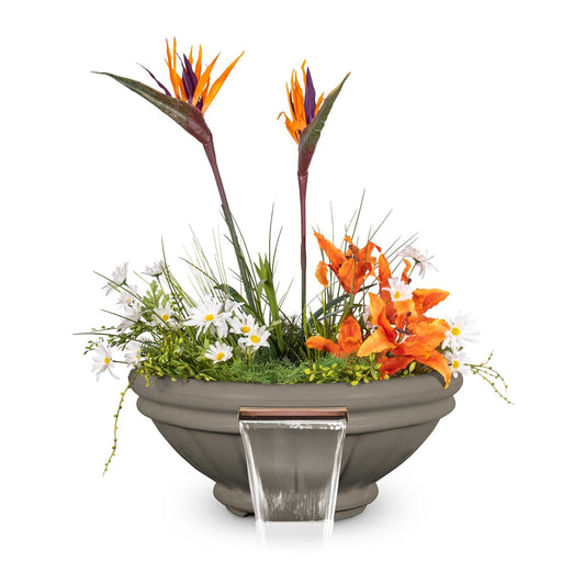 The Outdoor Plus Roma Concrete Planter & Water Bowl