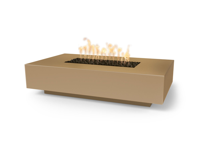 The Outdoor Plus Cabo Linear Concrete Fire Pit + Free Cover - The Fire Pit Collection