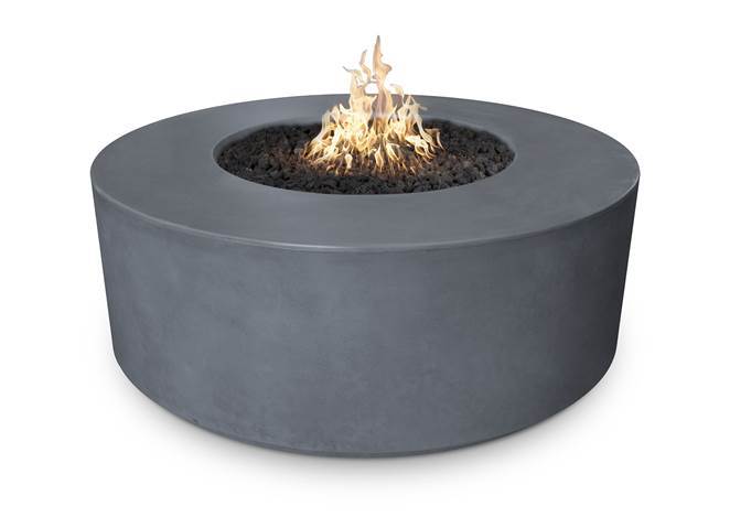 The Outdoor Plus 54" Florence Concrete Fire Pit + Free Cover - The Fire Pit Collection