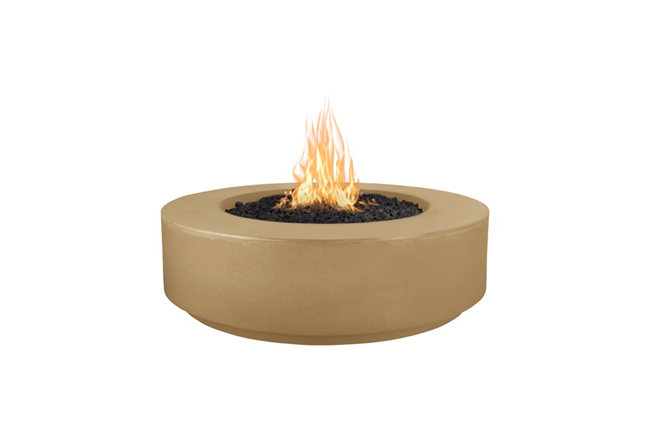 The Outdoor Plus 42" Florence Concrete Fire Pit / 12" Tall+ Free Cover - The Fire Pit Collection