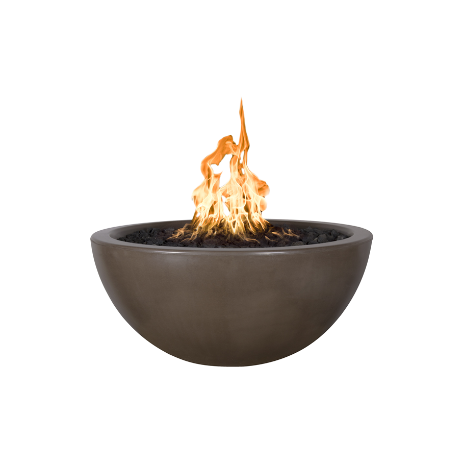 The Outdoor Plus Luna Concrete Fire Pit + Free Cover - The Fire Pit Collection