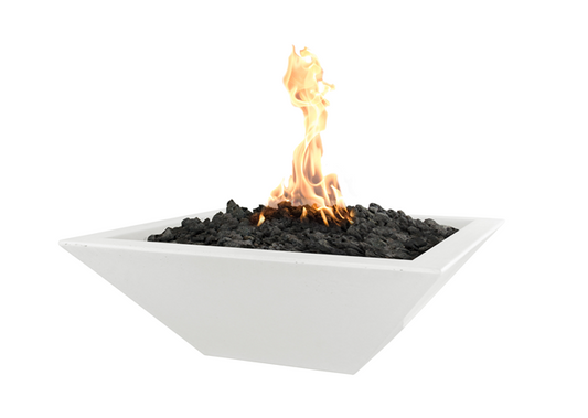 The Outdoor Plus Maya Concrete Fire Bowl + Free Cover - The Fire Pit Collection