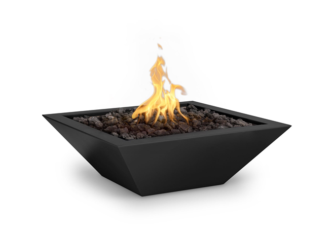 The Outdoor Plus Maya Powdercoated Steel Fire Bowl + Free Cover - The Fire Pit Collection