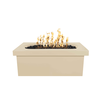 The Outdoor Plus Ramona Rectangular Concrete Fire Table + Free Cover - The Fire Pit Collection