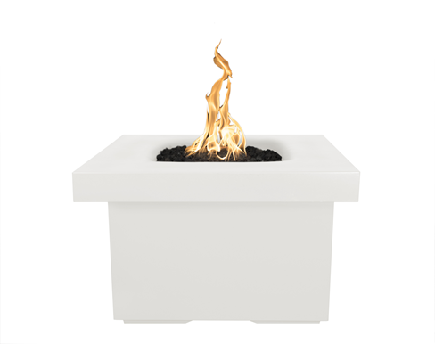 The Outdoor Plus Ramona Square Concrete Fire Table + Free Cover - The Fire Pit Collection
