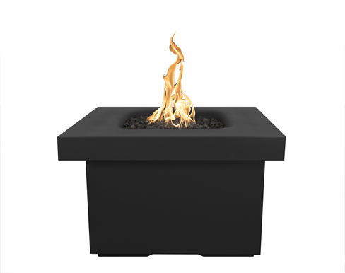 The Outdoor Plus Ramona Square Concrete Fire Table + Free Cover - The Fire Pit Collection