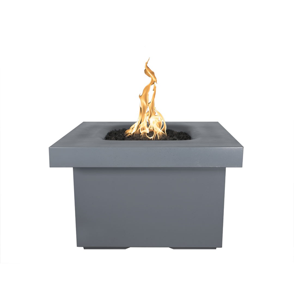 The Outdoor Plus Ramona Square Concrete Fire Table + Free Cover - The Fire Pit Collection