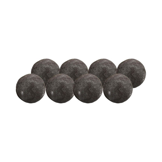 Modern Flames 4” Cannon Ball, 8 piece set - Black