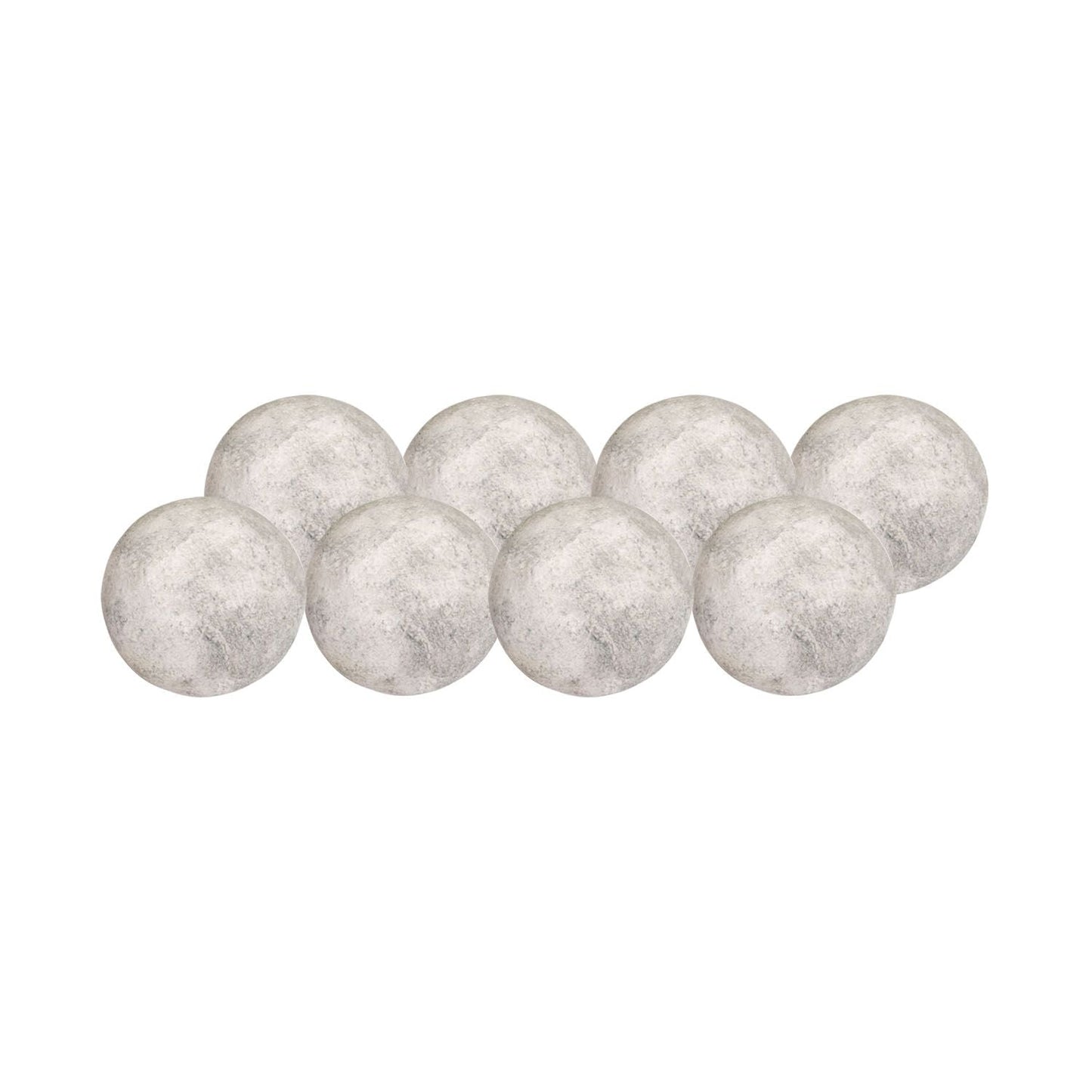 Modern Flames 4” Cannon Ball, 8 piece set - Silver