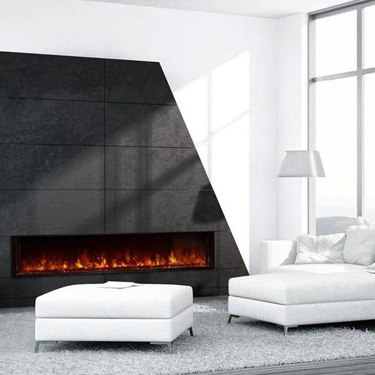 Modern Flames 80" Landscape Fullview 2 Built-In (11.5" Deep - 80" X 15" Viewing)