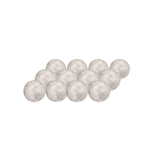 Modern Flames 2” Cannon Ball, 12 piece set - Silver