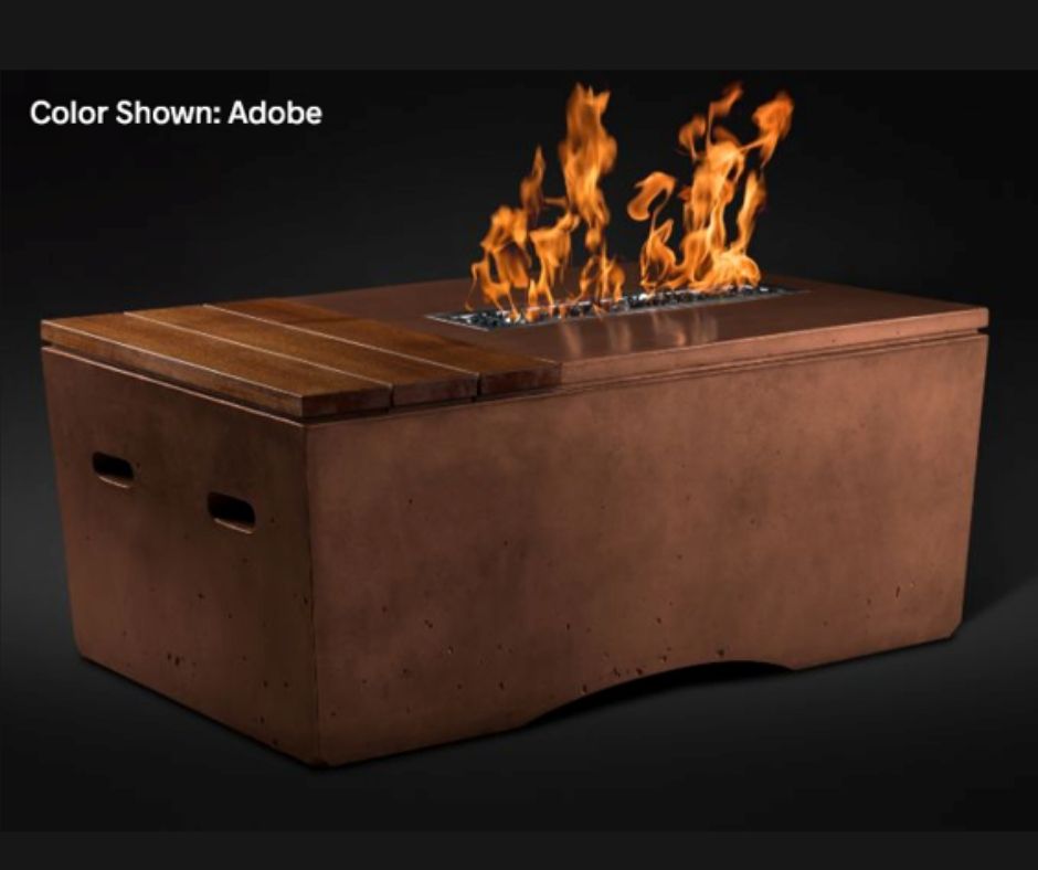 Oasis Fire Table 48" with Electronic Ignition System by Slick Rock Concrete
