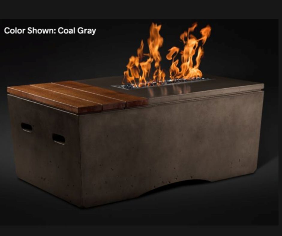 Oasis Fire Table 48" with Electronic Ignition System by Slick Rock Concrete