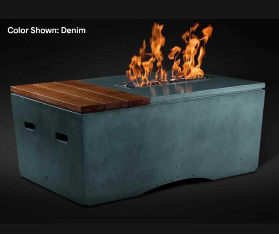 Oasis Fire Table 48" with Electronic Ignition System by Slick Rock Concrete