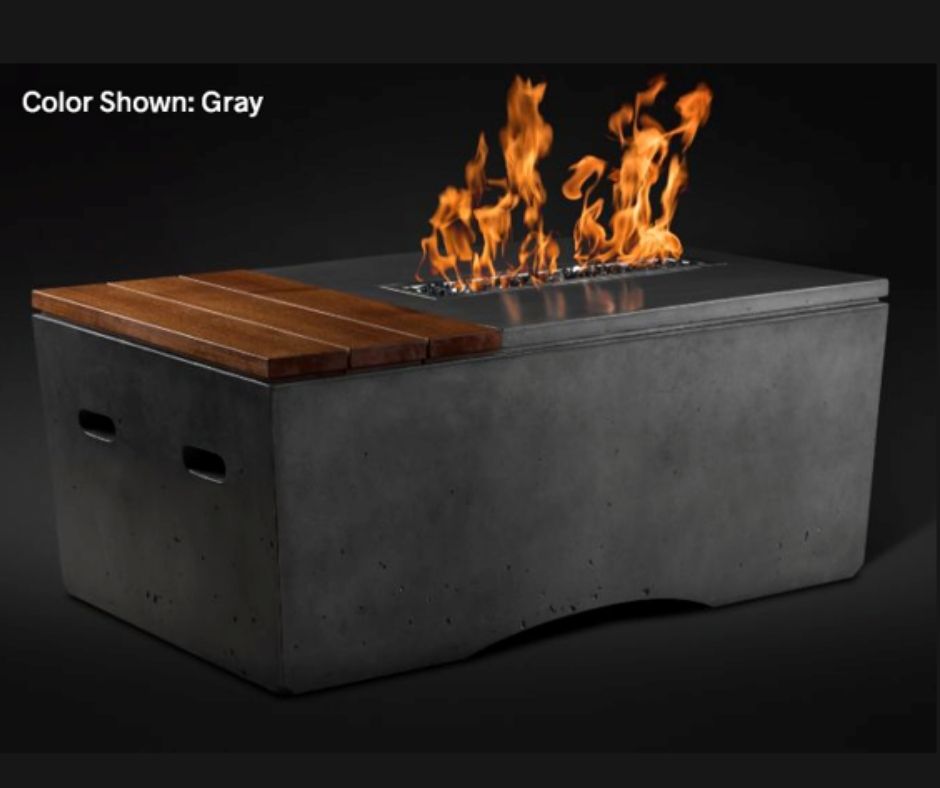 Oasis Fire Table 48" with Electronic Ignition System by Slick Rock Concrete