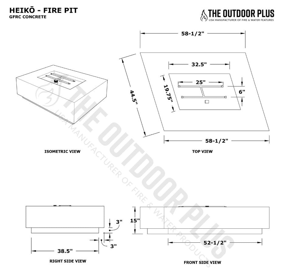 The Outdoor Plus Heiko Fire Pit