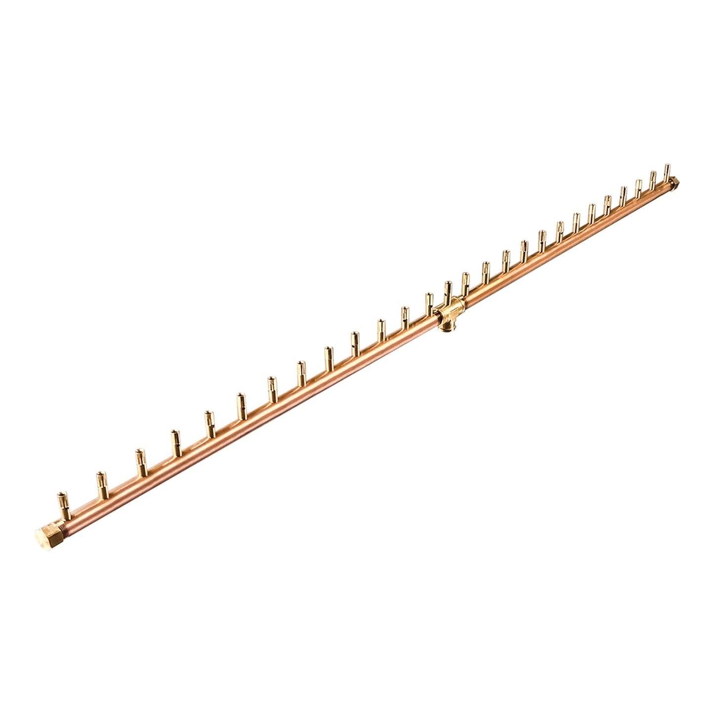 Warming Trends Crossfire 270K BTU 54" Linear Brass Burner + 62” x 12” Plate