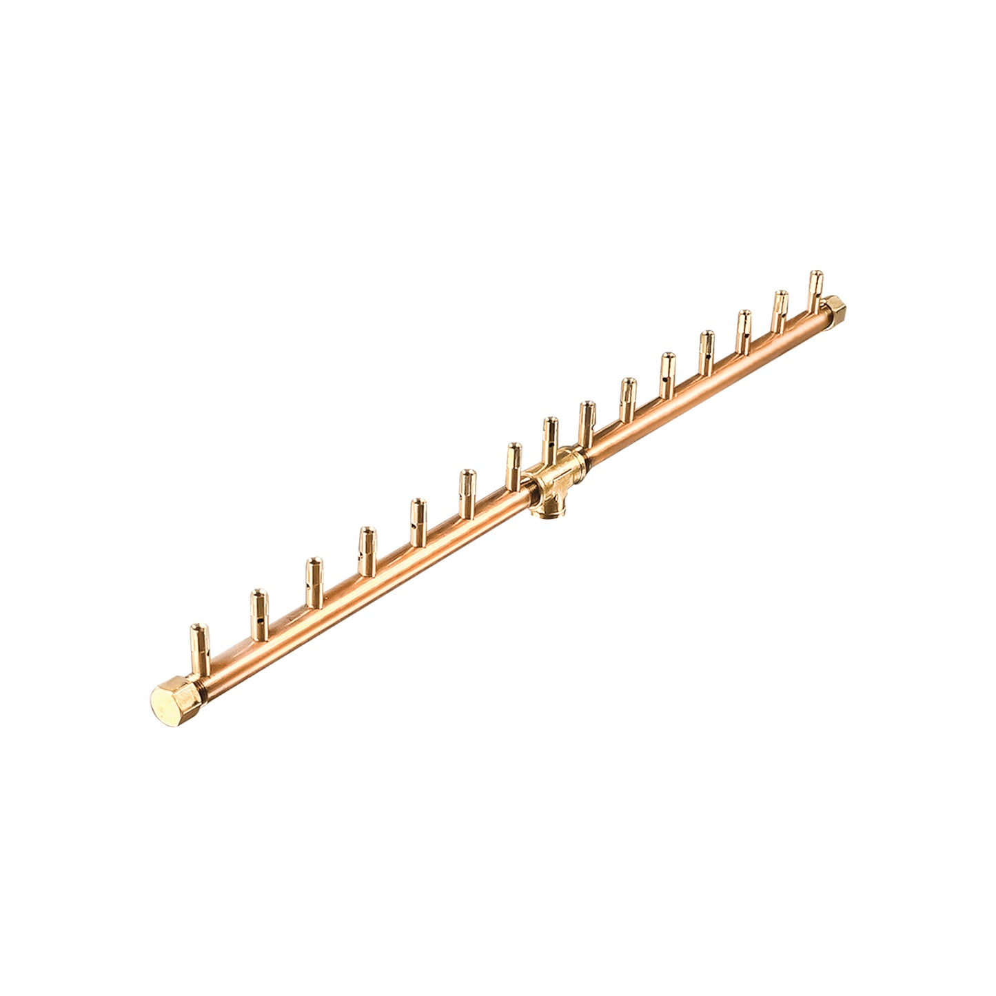 Warming Trends Crossfire 150K BTU 30" Linear Brass Burner + 38” x 8” Plate