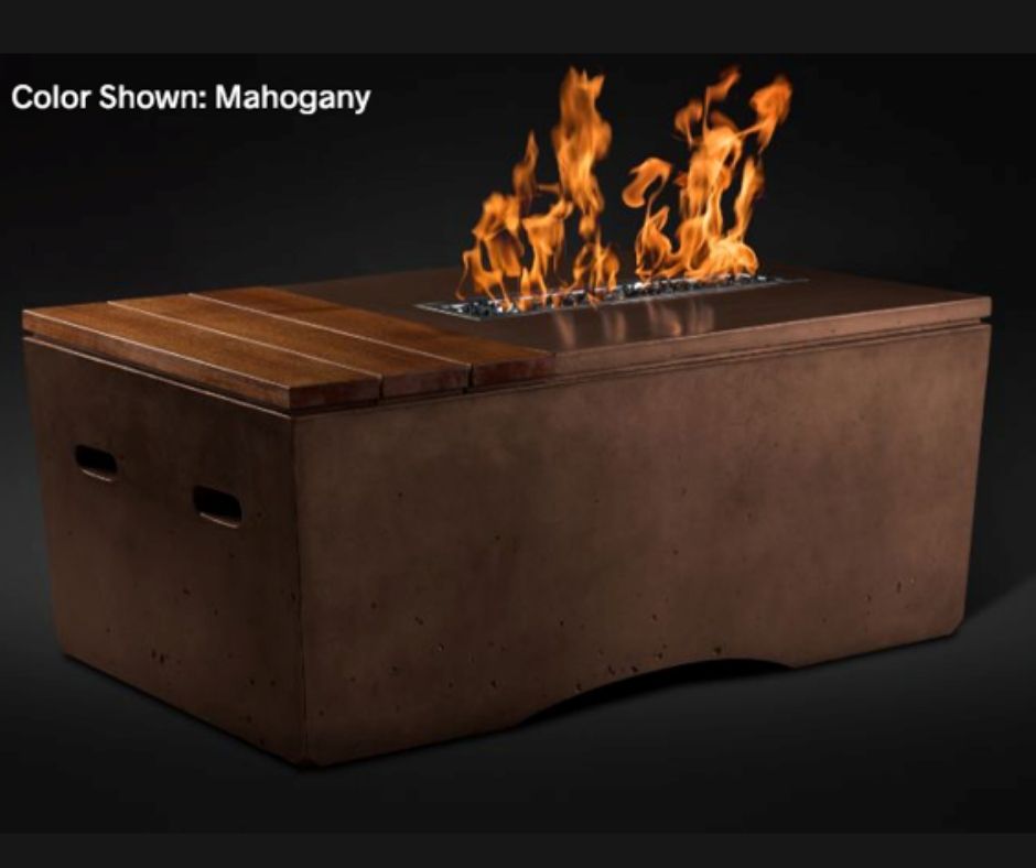 Oasis Fire Table 48" with Electronic Ignition System by Slick Rock Concrete