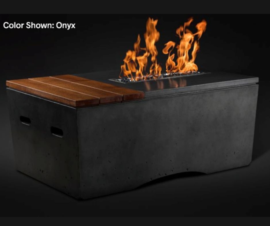 Oasis Fire Table 48" with Match Ignition System by Slick Rock Concrete