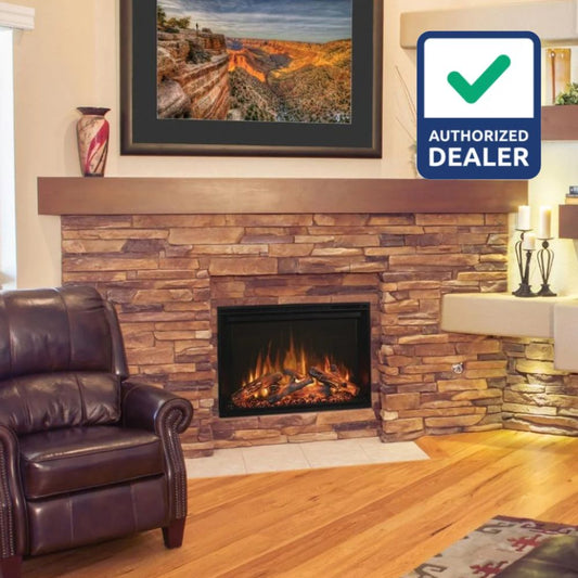 Modern Flames 30" Redstone Traditional Electric Fireplace (10" deep - 28" x 15.5" viewing)