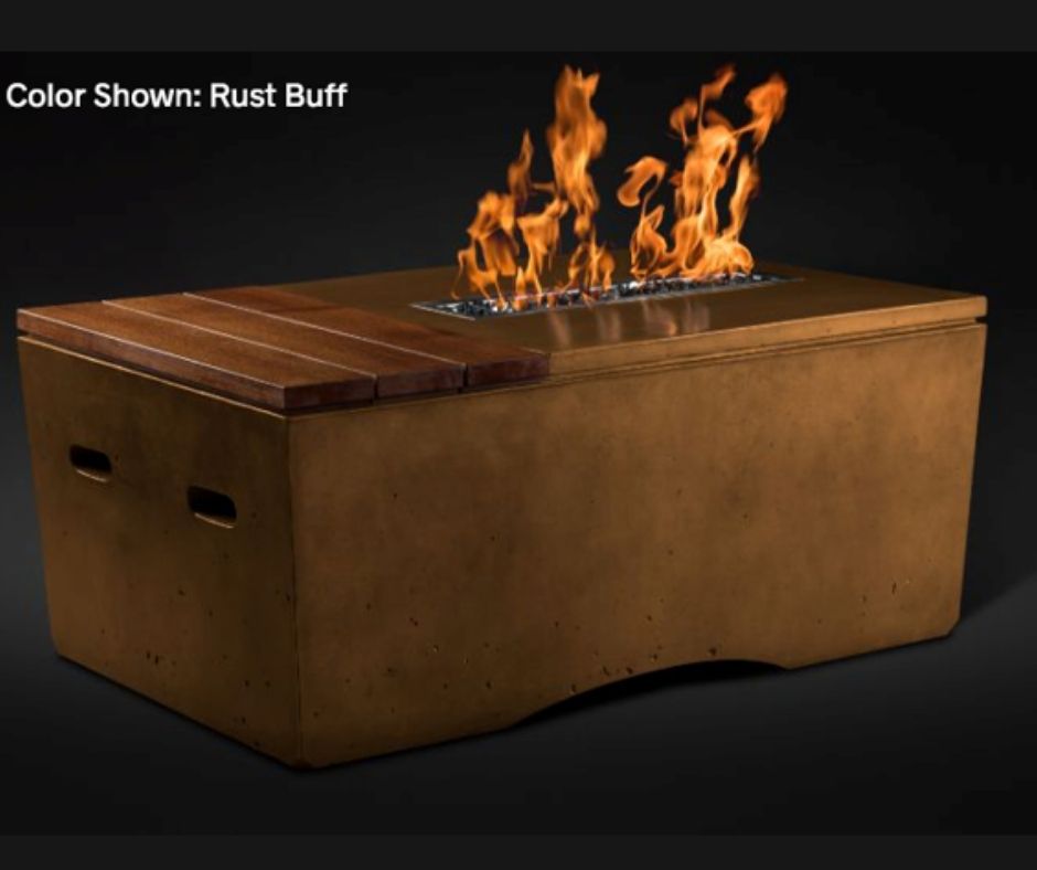 Oasis Fire Table 48" with Electronic Ignition System by Slick Rock Concrete