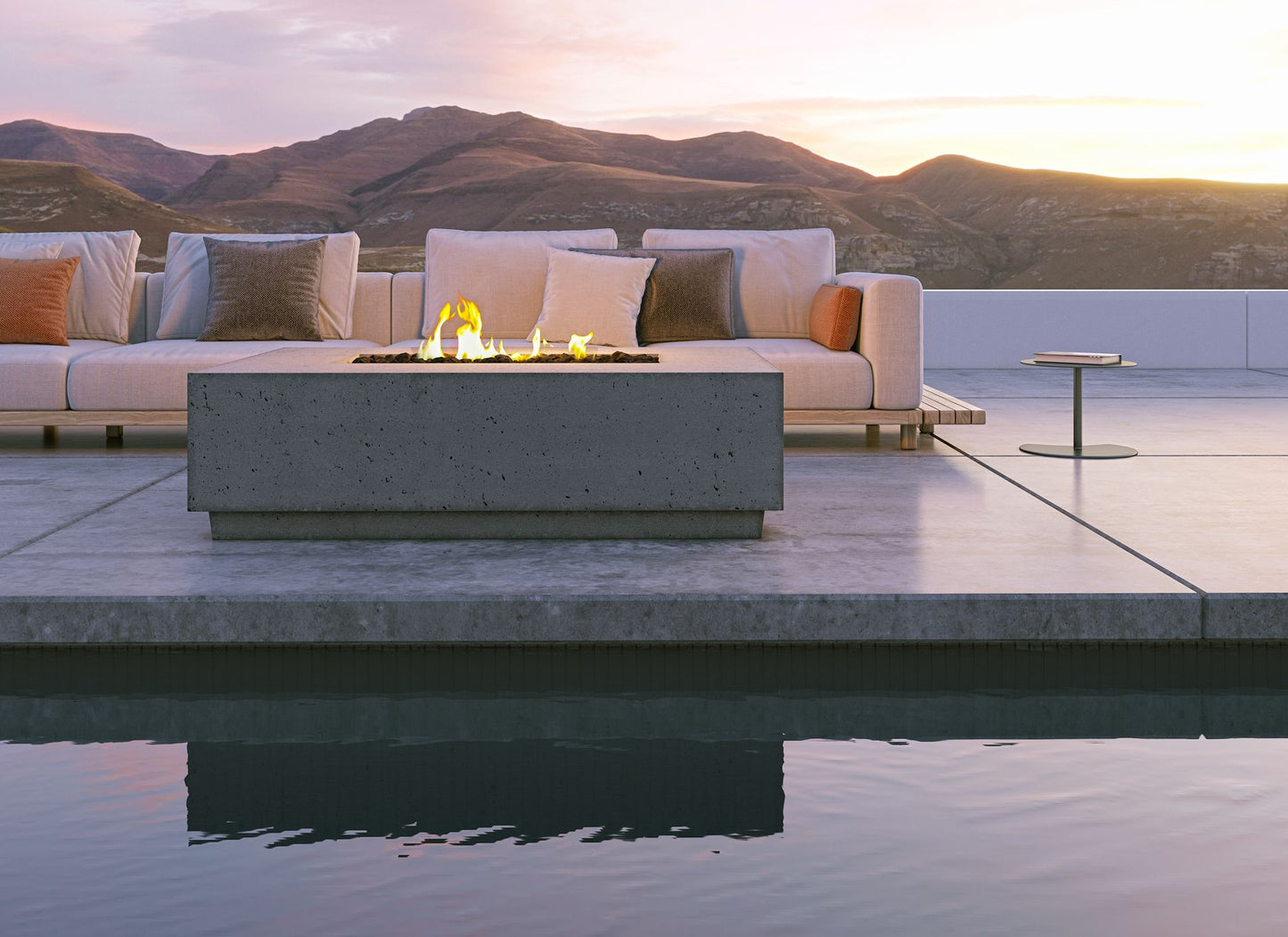 Sanctuary 1 Fire Pit 56" by Firegear - Free Cover