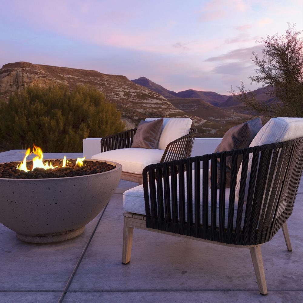 Sanctuary 3 Fire Bowl 30" by Firegear - Free Cover