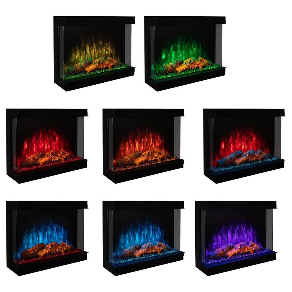 Modern Flames 30" Sedona Pro Multi Built-in Electric Fireplace (12.5" deep - 30" x 26" viewing)