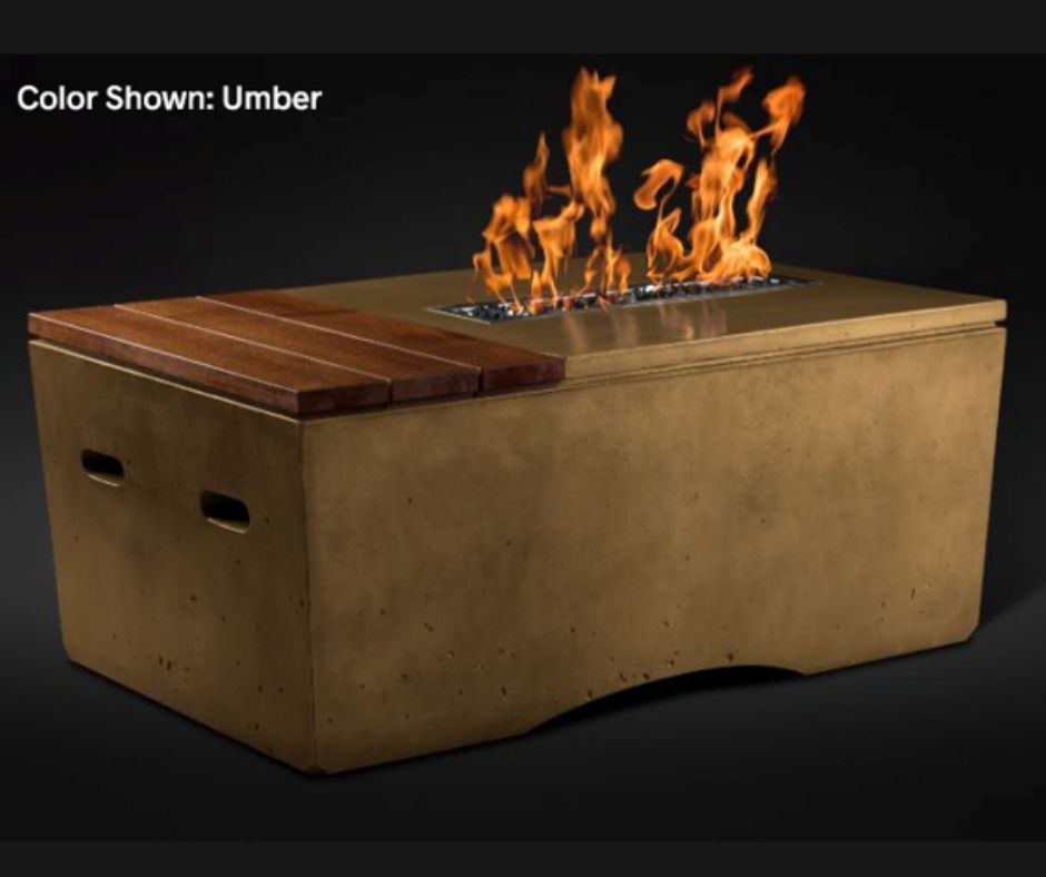 Oasis Fire Table 48" with Electronic Ignition System by Slick Rock Concrete