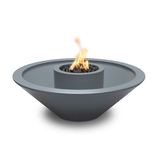 The Outdoor Plus 48" Cazo Concrete Fire & Water Bowl - 360° Spill + Free Cover