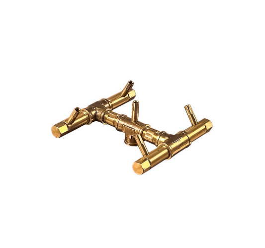 Warming Trends Crossfire 60K BTU 7.5" x 7.5" Original Brass Burner