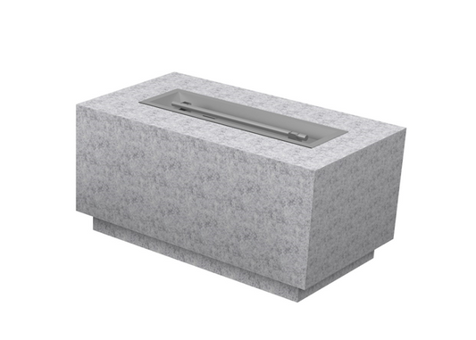 The Outdoor Plus 120" x 36" x 24" Ready-to-Finish Catalina Gas Fire Pit Kit - The Fire Pit Collection