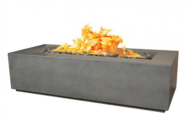 Fire by Design Aura Rectangle Fire Table / Electronic Ignition  + Free Cover - The Fire Pit Collection