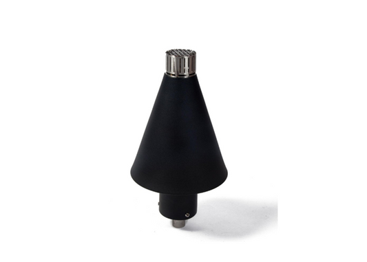 Fire by Design Black Cone Automated Gas Tiki Torch + Free Cover - The Fire Pit Collection