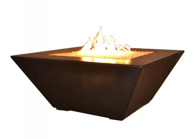 Fire by Design Geo Square Fire Table + Free Cover - The Fire Pit Collection