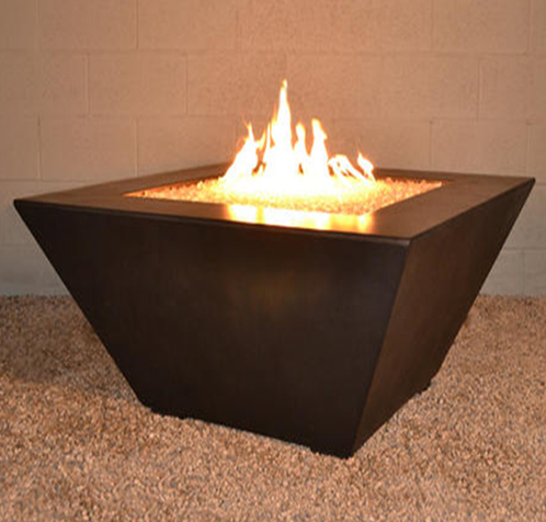Fire by Design Geo Square Fire Table + Free Cover - The Fire Pit Collection
