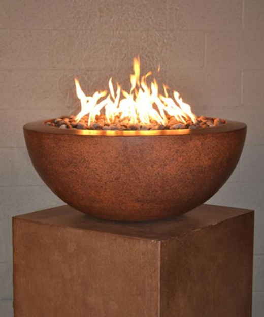 Fire by Design Legacy Round Fire Bowl + Free Cover - The Fire Pit Collection