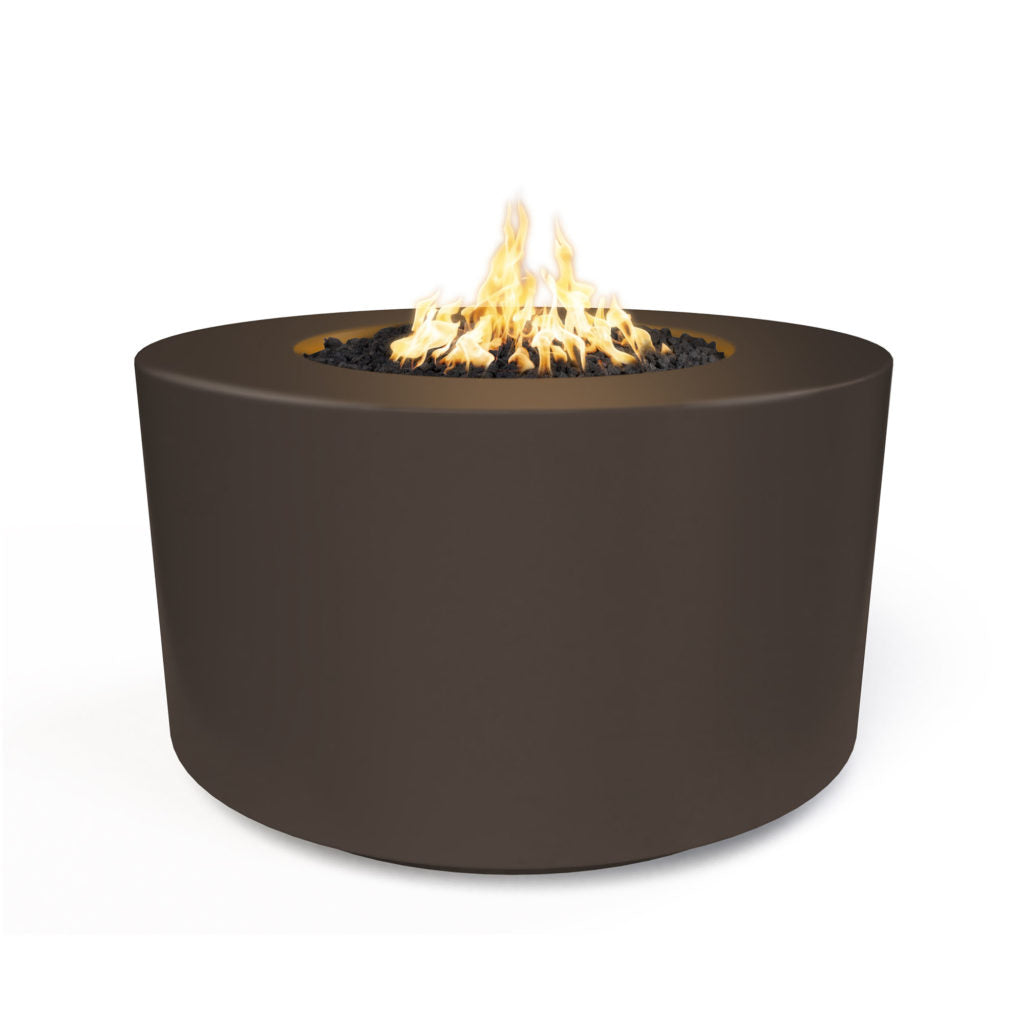 The Outdoor Plus 46" Florence Concrete Fire Pit - 20" Tall + Free Cover