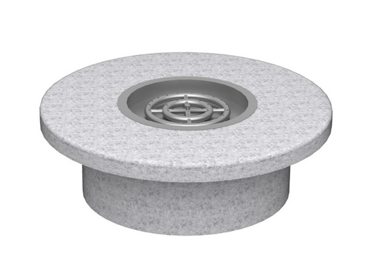 The Outdoor Plus 72" x 16" Ready-to-Finish Round Gas Fire Table Kit + Free Cover - The Fire Pit Collection