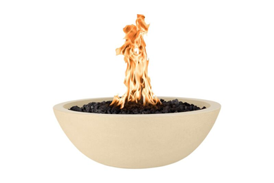 The Outdoor Plus Sedona Concrete Fire Bowl + Free Cover - The Fire Pit Collection