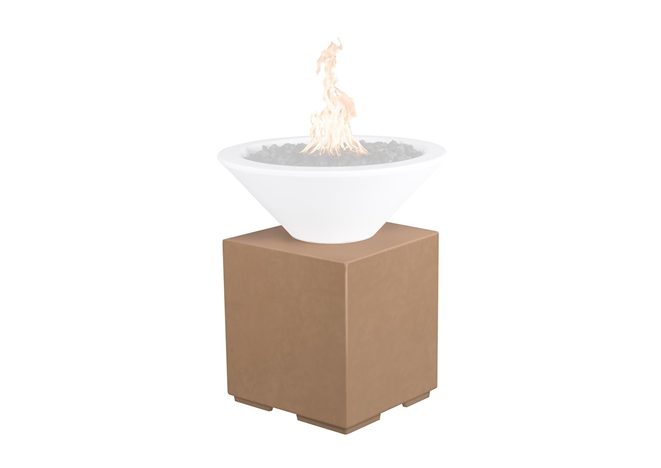 Concrete Propane Tank Pedestal [The Outdoor Plus]